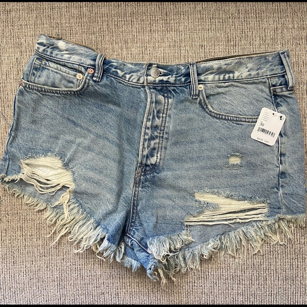 Free People Denim Shorts